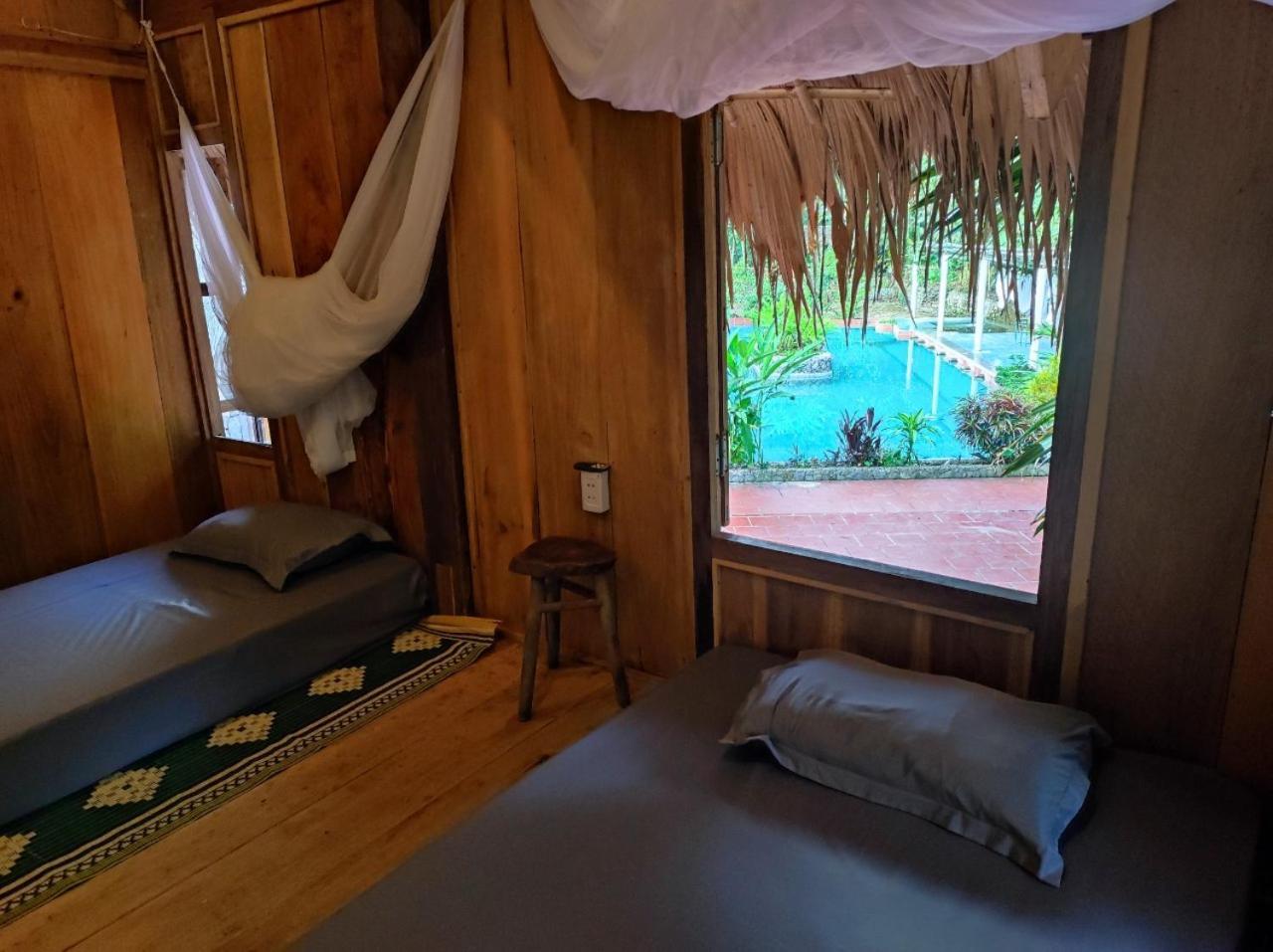 Lepont Mu Waterfall Bungalow Hòa Bình Exteriér fotografie