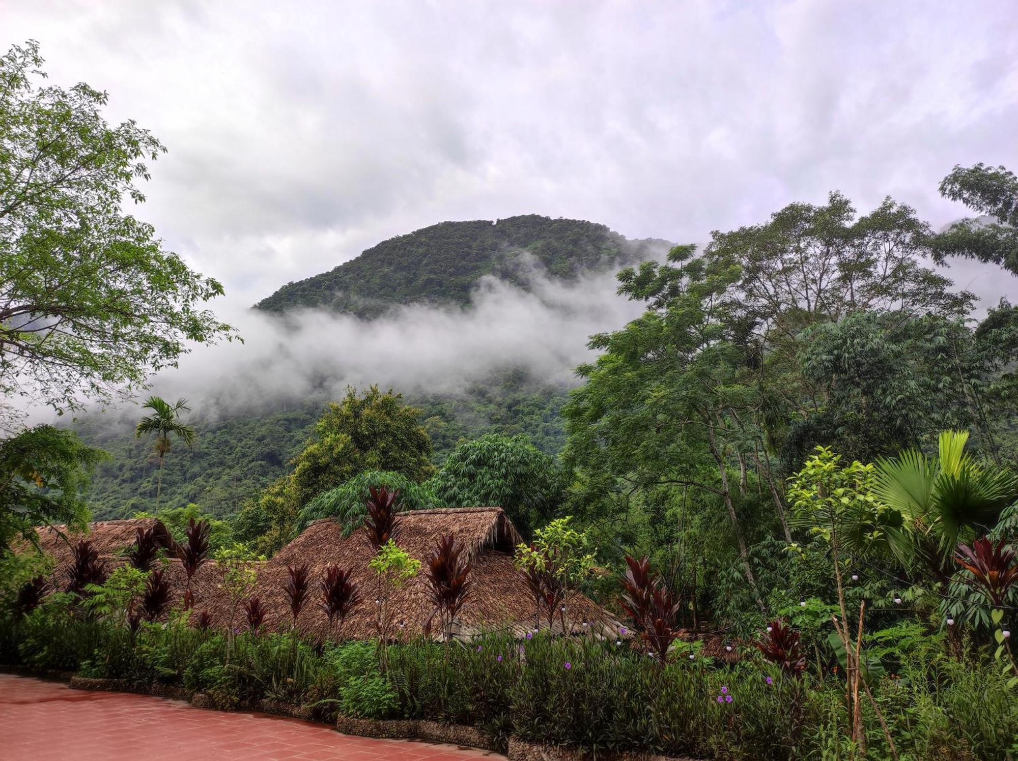 Lepont Mu Waterfall Bungalow Hòa Bình Exteriér fotografie