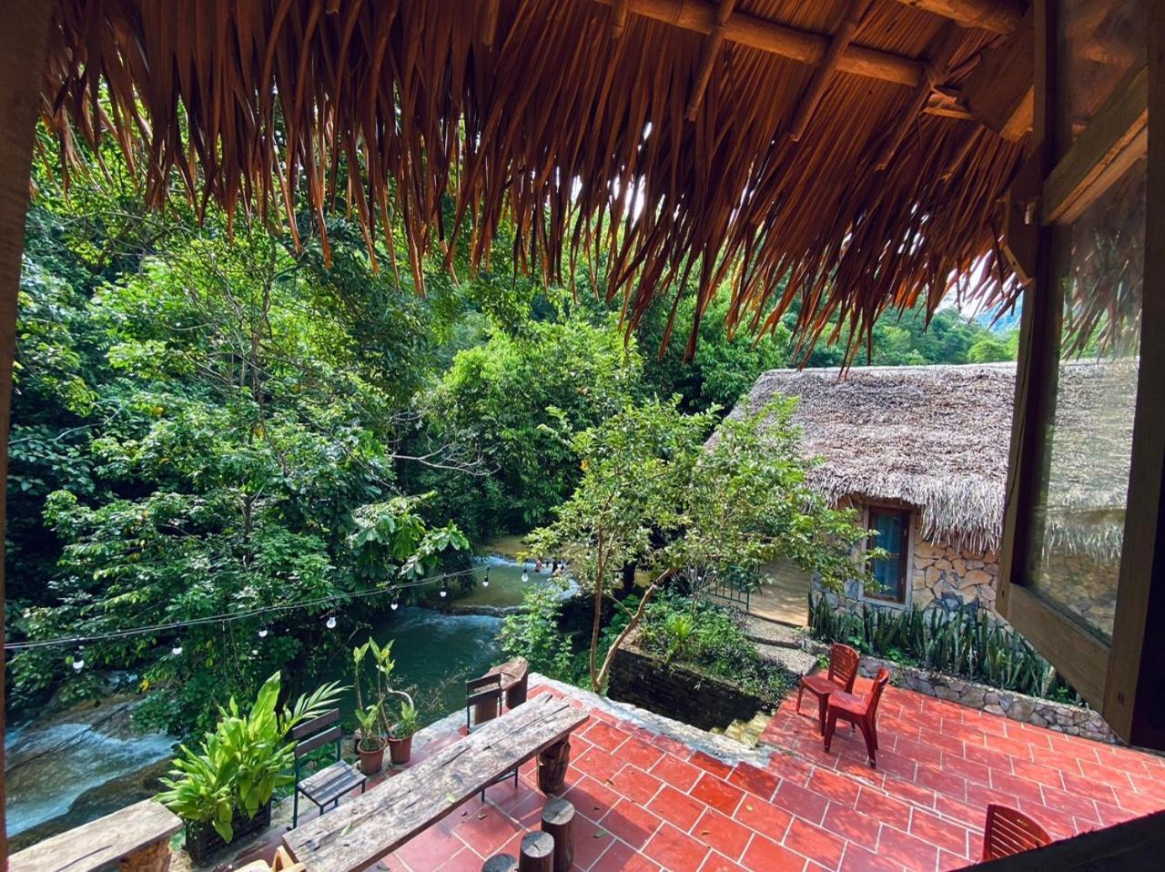 Lepont Mu Waterfall Bungalow Hòa Bình Exteriér fotografie