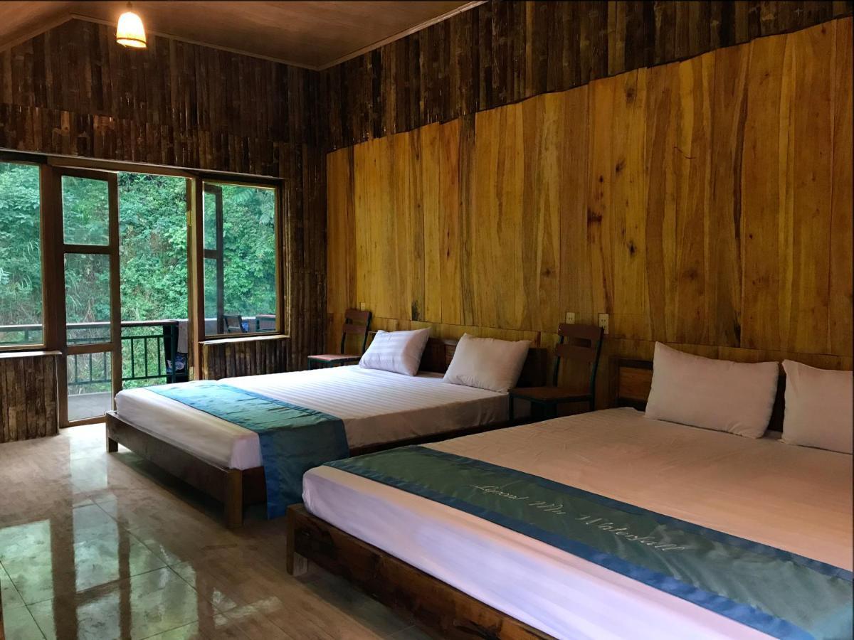 Lepont Mu Waterfall Bungalow Hòa Bình Exteriér fotografie